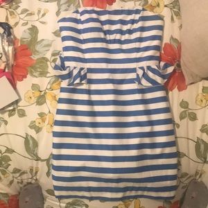 Lily Pulitzer strapless striped dress